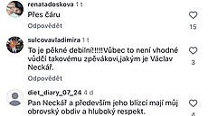 Václav Necká�, �t�pán Kozub - reakce na to, jak si komik z Necká�e utahuje