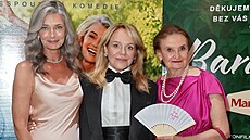 Na premiéru komedie Bardotky p�i�la here�ka v botách po prezidentovi Václavu...
