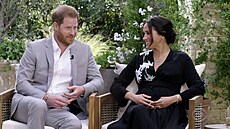 Meghan Markle a princ Harry b�hem interview u Oprah
