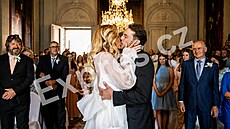 Svatební fotografie Ta�ány Kucha�ové a jejího Ond�eje.