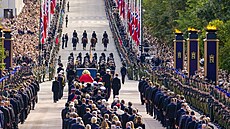 Poh�eb norského krále Haralda V.