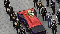 Poh�eb norského krále Haralda V.