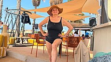 Here�ka nemá problém se shodit a ud�lat si ze sebe legraci. To u� je dnes...