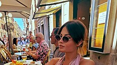 Jana Vop�nková je zase zamilovaná. U�ívá si romantiku v �ím�.