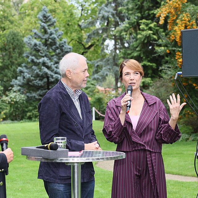 Tereza Kostkov� a Marek Eben