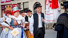 Jan grolich na jedné z lokálních tradi�ních moravských akcí, které dlouhodob�...