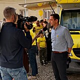 Jan Grolich na p�edvolebn� kampani