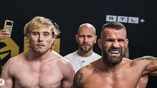 Frédéric Vosgröne a Karlos Vémola po vá�ení. N�mecký talent má zatím jen p�t...
