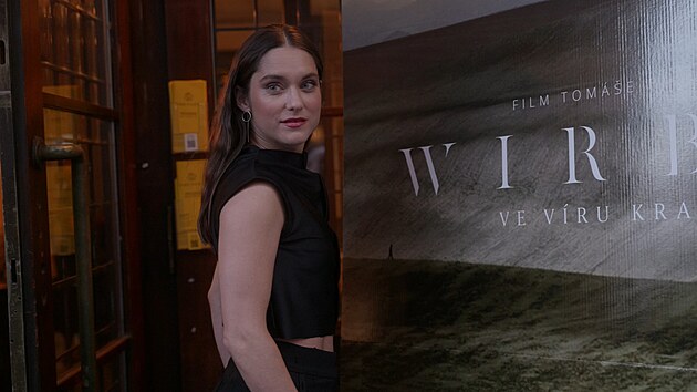 Judit Pechá�ek na premié�e filmu Wirbel