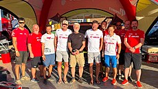 Petr Pavel s Martinem Prokopem a jeho týmem v Maroku