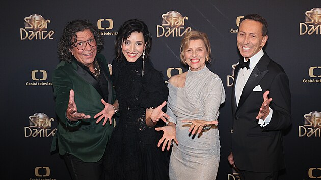 Porotci �estnácté �ady starDance Richard Genzer, Zden�k Chlop�ík, Jana...