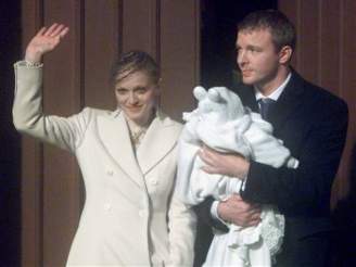 Madonna s manelem Guyem Ritchiem a synem Roccem.