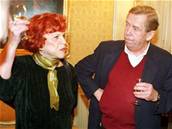 Václav Havel a Jaroslava Adamová