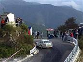 Krestu povzbuzuj na Rallye San Remo et fanouci