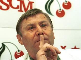 Miroslav Grebeníek ve volebním tábu KSM
