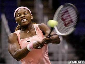 Serena Williamsová pi zápase