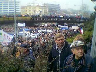 Demonstrace zemdlc (ilustraní foto)