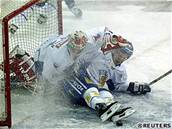 Závar ped finskou brankou