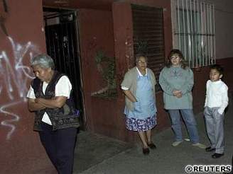 Vystraení obyvatelé Mexico City