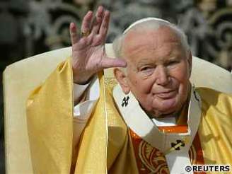 Pape Jan Pavel II. zemel letos v dubnu.