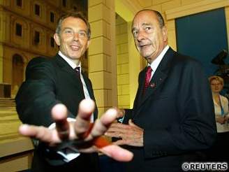 Chirac a Blair
