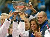 Vít�zný tým Fed Cupu - Francie