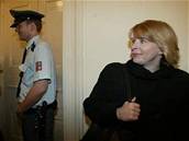 Hana Marvanová vidla zásah policisty proti Katein Jacques na vlastní oi ze stojící tramvaje. Ilustraní foto.