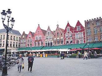 Náměstí v Bruggy