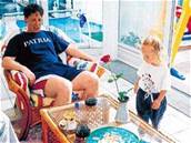 Stanislav Gross s dcerou