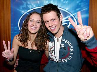 Kristýna Peterková a Michael Foret - finalisté SuperStar II