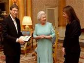 Bill Gates u královny