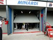 Gará týmu Minardi