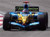 Alonso s Renaultem pi kvalifikaci