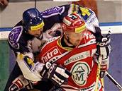 Pardubice - Kladno: Kysela brání Bla�ka