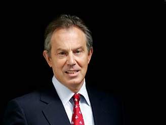 Britský premiér Tony Blair.