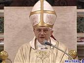 Nový pape Benedikt XVI.