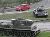 Tanky v centru Ostravy