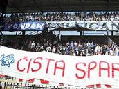 Sparta - Ostrava: Transparent ostravských fanou�k�