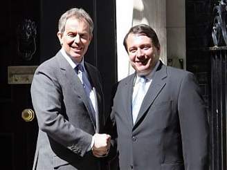 Jií Paroubek a Tony Blair