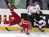 Rakousko - Dánsko: Lakos (vpravo) a K. Degn