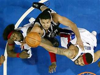 Detroit Pistons - San Antonio Spurs, Tim Duncan