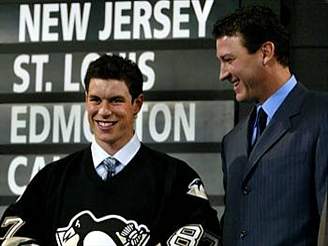 Sidney Crosby a Mario Lemieux