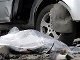 Auto znien vbuchem v Bulharsku