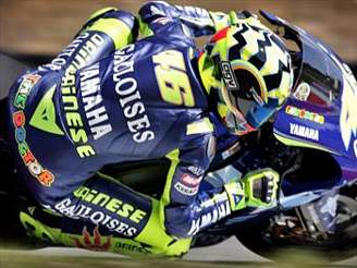 Valentino Rossi pi tréninku