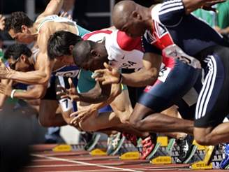 atletika, sprint, ilustraní foto