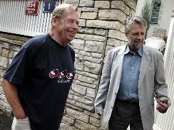 Václav Havel a František Bublan