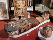 Egyptská mumie v muzeu v San José