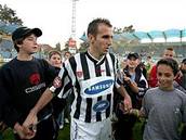 Karel Poborský mezi fanou�ky