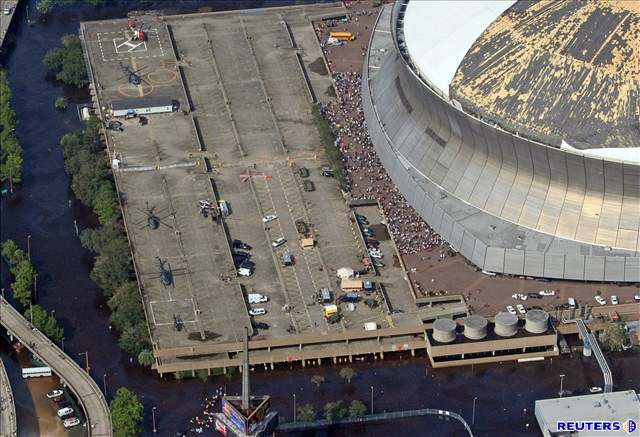 Superdome New Orleans USA 31.08.2005