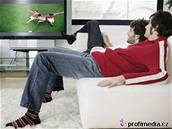 62 procent eských domácností má doma pouze jediný televizor. Ilustraní foto